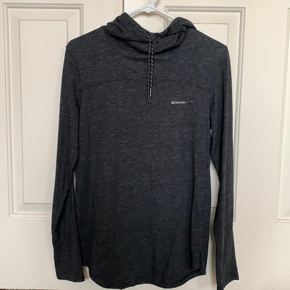 Columbia Womens Cowl Grey Omni-Wick Pullover size Medium